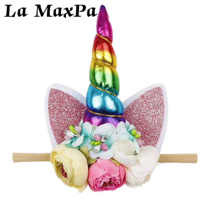 Magical Rainbow Unicorn Horn Flower Headband For Girls Party Birthday Headband Fancy Dress Cosplay Decorative Photography Props
Magical Rainbow Unicorn Horn Flower Headband For Girls Party Birthday Headband Fancy Dress Cosplay Decorative Photography Props