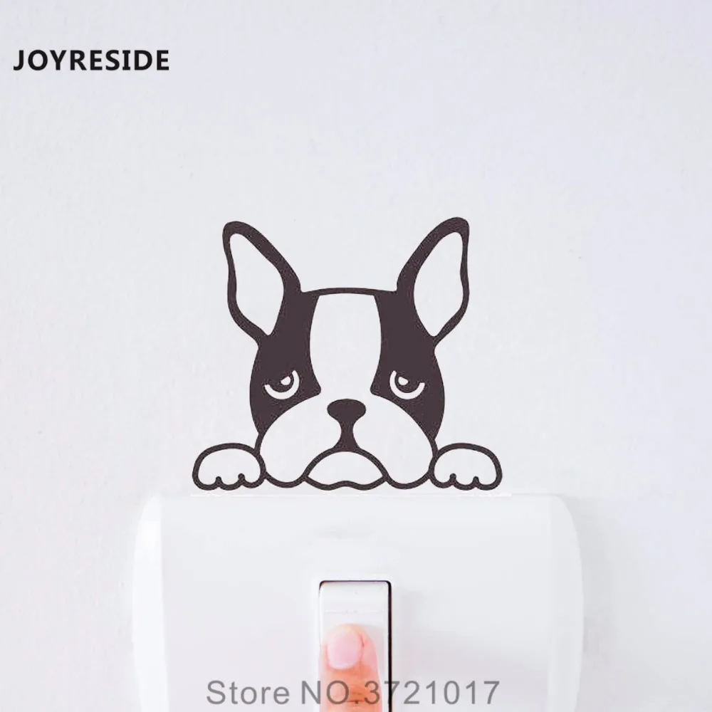 JOYRESIDE French Bulldog Lovely Dog Funny Light Switch Small Wall Decal Vinyl Sticker Kids Art Room Home Decor Decoration XY156
JOYRESIDE French Bulldog Lovely Dog Funny Light Switch Small Wall Decal Vinyl Sticker Kids Art Room Home Decor Decoration XY156
