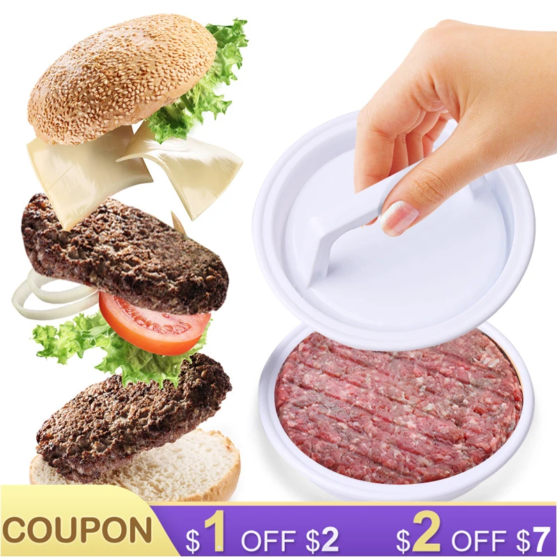 Food-Grade Plastic 1 Set DIY Hamburger Meat Press Tool Meat Cutlets Maker Environmental Mold Hamburger Burger BBQ For Household
Food-Grade Plastic 1 Set DIY Hamburger Meat Press Tool Meat Cutlets Maker Environmental Mold Hamburger Burger BBQ For Household