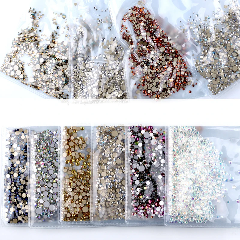 1440 Pcs/Bag Nail Rhinestones Irregular Beads Colorful Shiny Multi-styles For DIY Design Manicure Nail Decorations
1440 Pcs/Bag Nail Rhinestones Irregular Beads Colorful Shiny Multi-styles For DIY Design Manicure Nail Decorations
