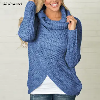 Autumn Winter Women Knitted Sweater Turtleneck Long Sleeve Causal Pullover Tops 2018 New Fashion Solid Sweater Jumper Pull Femme
Autumn Winter Women Knitted Sweater Turtleneck Long Sleeve Causal Pullover Tops 2018 New Fashion Solid Sweater Jumper Pull Femme