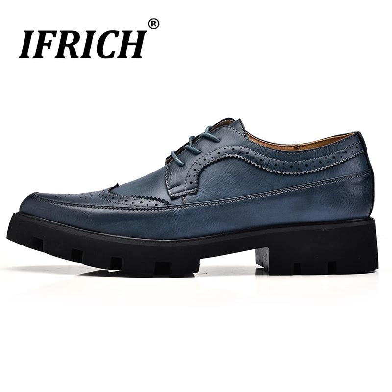 2019 Trend Men Oxford Formal Shoe Black Gray Carved Brogue Casual Business Man Shoes Thick Soled Height Increase Men Office Shoe
2019 Trend Men Oxford Formal Shoe Black Gray Carved Brogue Casual Business Man Shoes Thick Soled Height Increase Men Office Shoe