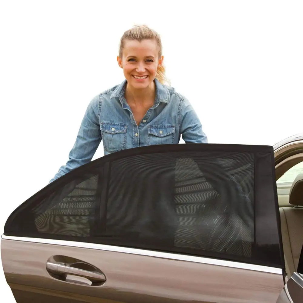 2 Pcs Summer UV Protection Car Rear Side Window Sun Shade Anti-mosquito Car Sunshade Net Mesh Curtain For Sedan Car SUV MPV
2 Pcs Summer UV Protection Car Rear Side Window Sun Shade Anti-mosquito Car Sunshade Net Mesh Curtain For Sedan Car SUV MPV