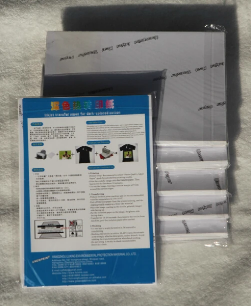 100 pieces Dark Fabric Transfer Paper for Black or Dark Textiles T shirt , transfer paper for dark fabric
100 pieces Dark Fabric Transfer Paper for Black or Dark Textiles T shirt , transfer paper for dark fabric