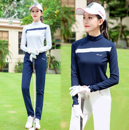 TTYGJ Golf Lady Clothing Autumn Winter Women Plus Velvet Long-Sleeved T-Shirt Warm Collar Sports Wear Bottoming Milk Silk Fabric
TTYGJ Golf Lady Clothing Autumn Winter Women Plus Velvet Long-Sleeved T-Shirt Warm Collar Sports Wear Bottoming Milk Silk Fabric