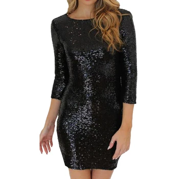 MoYan Sexy Sequins Backless Bodycon Slim Pencil Party Dress Spring Summer Dress for Women O-neck Long Sleeve Female Vestido
MoYan Sexy Sequins Backless Bodycon Slim Pencil Party Dress Spring Summer Dress for Women O-neck Long Sleeve Female Vestido