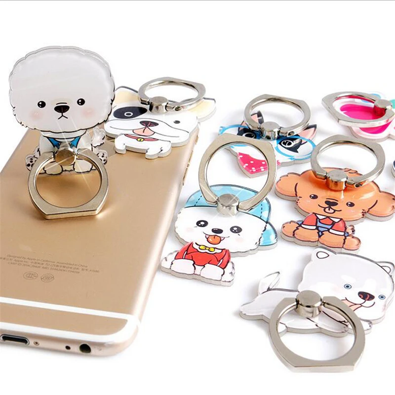 360 degree rotating new acrylic mobile phone ring bracket mobile phone universal cute cartoon dog Finger Ring Holder
360 degree rotating new acrylic mobile phone ring bracket mobile phone universal cute cartoon dog Finger Ring Holder