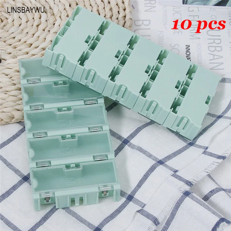 10 Pcs/Set Portable Electronic component Storage box IC parts box paster box screw small object storage box Home organizer
10 Pcs/Set Portable Electronic component Storage box IC parts box paster box screw small object storage box Home organizer
