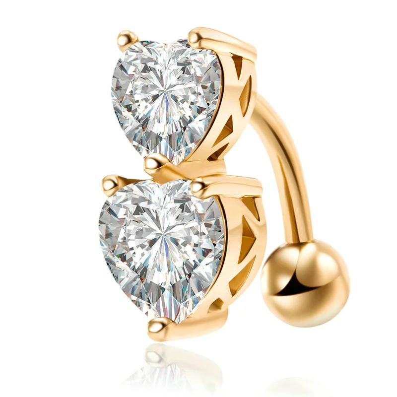 1PC Gold Piercing Navel Surgical Steel Heart CZ Zircon Belly Button Rings Navel Piercing Ombligo Body Jewelry Nombril
1PC Gold Piercing Navel Surgical Steel Heart CZ Zircon Belly Button Rings Navel Piercing Ombligo Body Jewelry Nombril