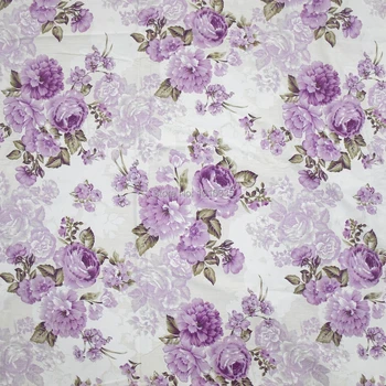 New 160cm Purple Big Rose Floral Fabric 100% White cottonFabric Flower Textile Clothing for Patchwork Fabric tecidos 5 meters
New 160cm Purple Big Rose Floral Fabric 100% White cottonFabric Flower Textile Clothing for Patchwork Fabric tecidos 5 meters