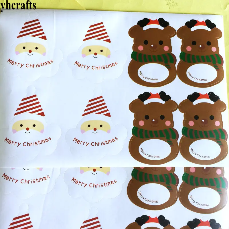 8PCS/LOT.Merry Christmas Santa bear paper stickers Bake sealing stickers Decorative label Kids diy toys Kindergarten reward OEM
8PCS/LOT.Merry Christmas Santa bear paper stickers Bake sealing stickers Decorative label Kids diy toys Kindergarten reward OEM