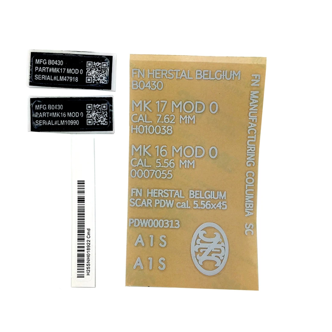 NFSTRIKE Wholesale Receiver Sticker Metal Paster Decal for Scar Receiver Water Gel Beads Blaster Tactical Accessories - White
NFSTRIKE Wholesale Receiver Sticker Metal Paster Decal for Scar Receiver Water Gel Beads Blaster Tactical Accessories - White