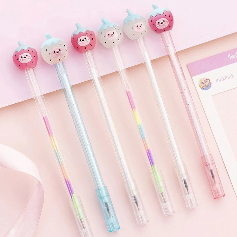1 шт. Милая гелевая ручка Kawaii для детей подарок школьные офисные принадлежности