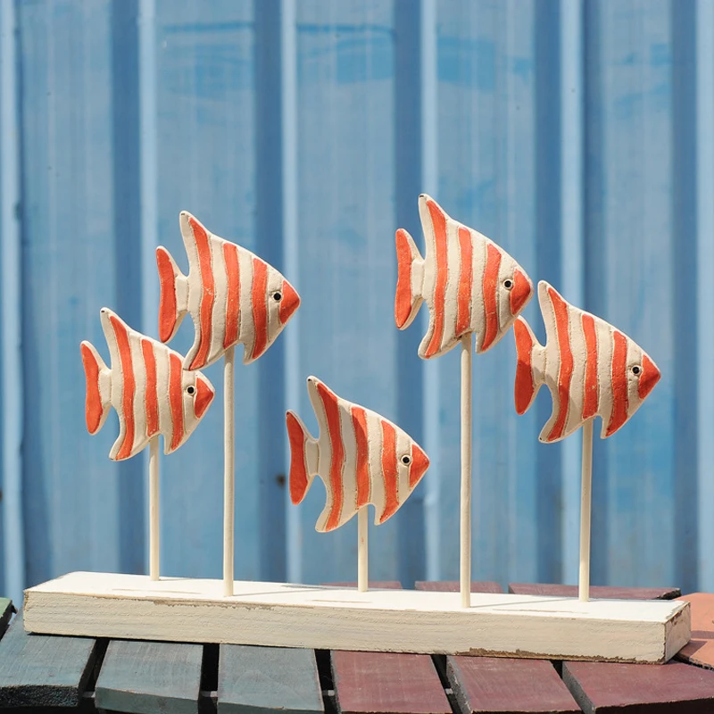 A group of Fish Tropics Flat Fish 1PC Creative Red Blue Do the old Mediterranean Style Ornaments Home Decor Gifts Crafts
A group of Fish Tropics Flat Fish 1PC Creative Red Blue Do the old Mediterranean Style Ornaments Home Decor Gifts Crafts