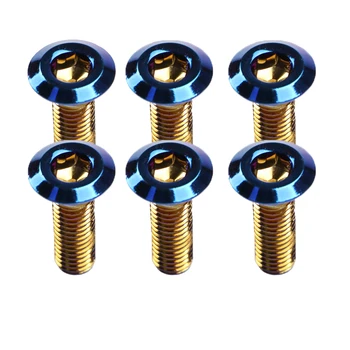 6 pcs / lot Electric Motorcycle 304 stainless steel screw inner Hexagon Hollow Screw Big abalone M8*25 Brake calipers Disc Screw
6 pcs / lot Electric Motorcycle 304 stainless steel screw inner Hexagon Hollow Screw Big abalone M8*25 Brake calipers Disc Screw