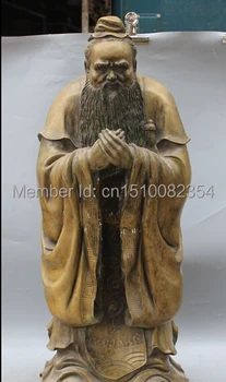 28"Chinese Bronze Famous History Confucius philosopher Kong Zi Kongzi God Statue
28"Chinese Bronze Famous History Confucius philosopher Kong Zi Kongzi God Statue