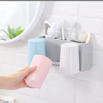 Creative Punch-free Toilet Bathroom Toothbrush Holder Set Home Plastic Wall Hanging Wash Rack With Suction Cups
Creative Punch-free Toilet Bathroom Toothbrush Holder Set Home Plastic Wall Hanging Wash Rack With Suction Cups