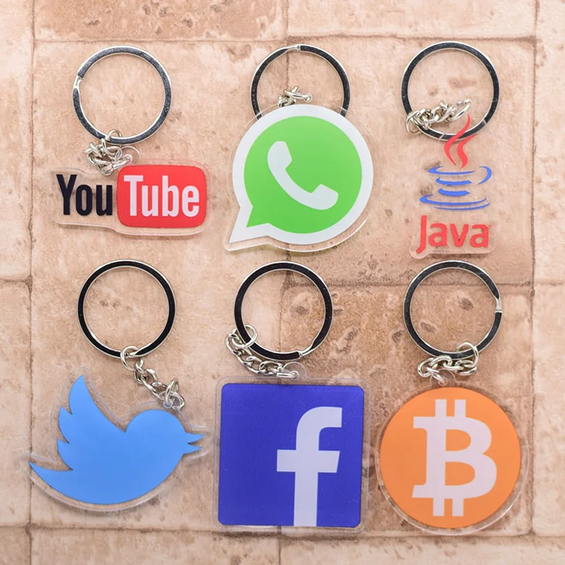 Software APP Keychain Creative Double Sided Acrylic Key Chain Pendant Anime Accessories Cartoon Key Ring
Software APP Keychain Creative Double Sided Acrylic Key Chain Pendant Anime Accessories Cartoon Key Ring