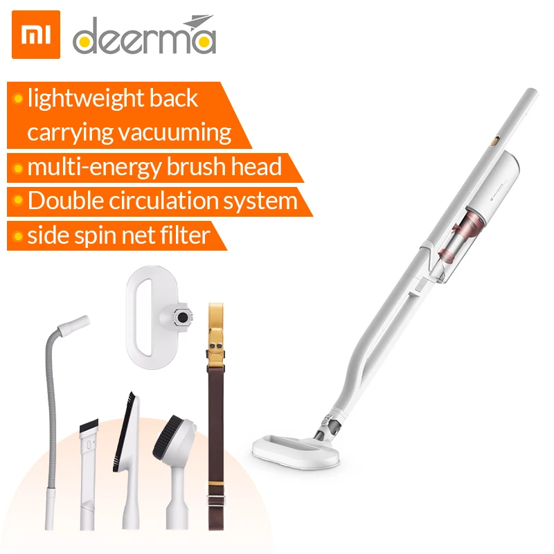 Xiaomi Deerma Handheld Vacuum Cleaner Multifunctional DX800 Shoulder-style Portable Aspirador 4 Nozzle Kit Mihome for Mijia
Xiaomi Deerma Handheld Vacuum Cleaner Multifunctional DX800 Shoulder-style Portable Aspirador 4 Nozzle Kit Mihome for Mijia