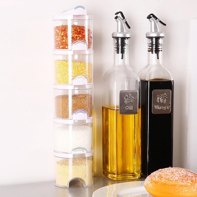 5pcs/Set Creative Transparent Seasoning Cans Kitchen Spice Rack Condiment Bottles Pepper Shakers Box
5pcs/Set Creative Transparent Seasoning Cans Kitchen Spice Rack Condiment Bottles Pepper Shakers Box