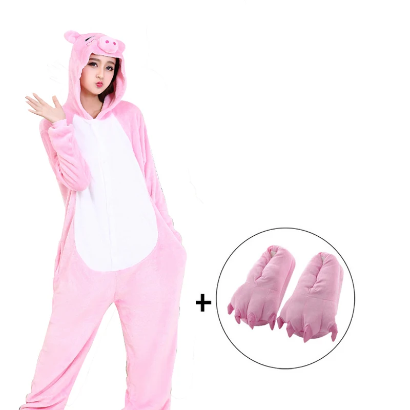 Cute Pink Pig Onesies For Women One Piece Animal Pajamas Adult Kigurumi For Halloween Cosplay Cartoon Costume Winter Sleepwear
Cute Pink Pig Onesies For Women One Piece Animal Pajamas Adult Kigurumi For Halloween Cosplay Cartoon Costume Winter Sleepwear