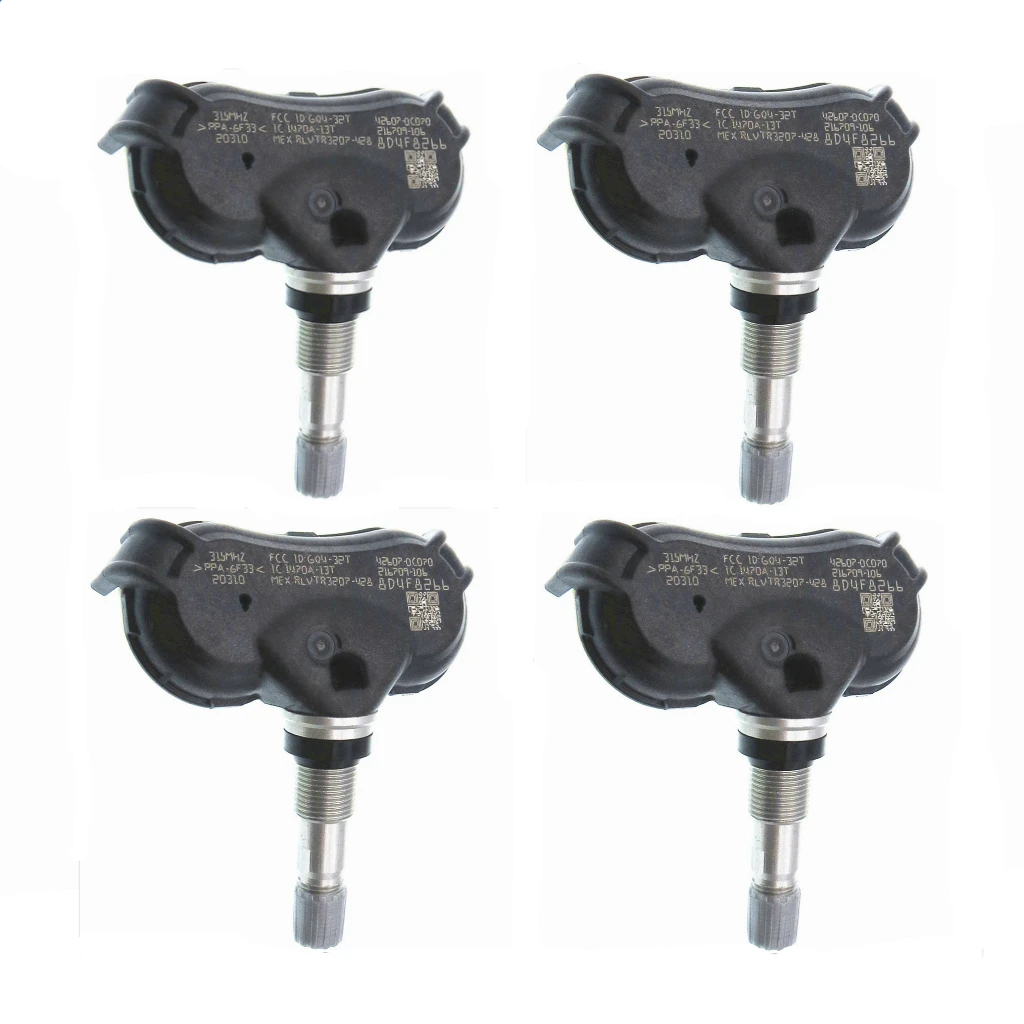 4x TPMS 42607-0C050 315Mhz Tire Pressure Monitoring Sensor For Toyota Tundra Sequoia
4x TPMS 42607-0C050 315Mhz Tire Pressure Monitoring Sensor For Toyota Tundra Sequoia