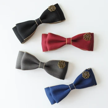 12pcs/lot Solid Colour Two Layer Bow With Retro Metal Rose Flower Hair Clips Women Hair Barrette Girls Hair Accessories
12pcs/lot Solid Colour Two Layer Bow With Retro Metal Rose Flower Hair Clips Women Hair Barrette Girls Hair Accessories