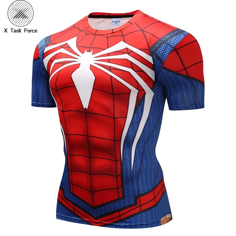 Spiderman 3D t shirts Men Compression Short Sleeve T-shirts Superhero Quick Dry Tops Bodybuilding Fitness Tshirts Tees
Spiderman 3D t shirts Men Compression Short Sleeve T-shirts Superhero Quick Dry Tops Bodybuilding Fitness Tshirts Tees