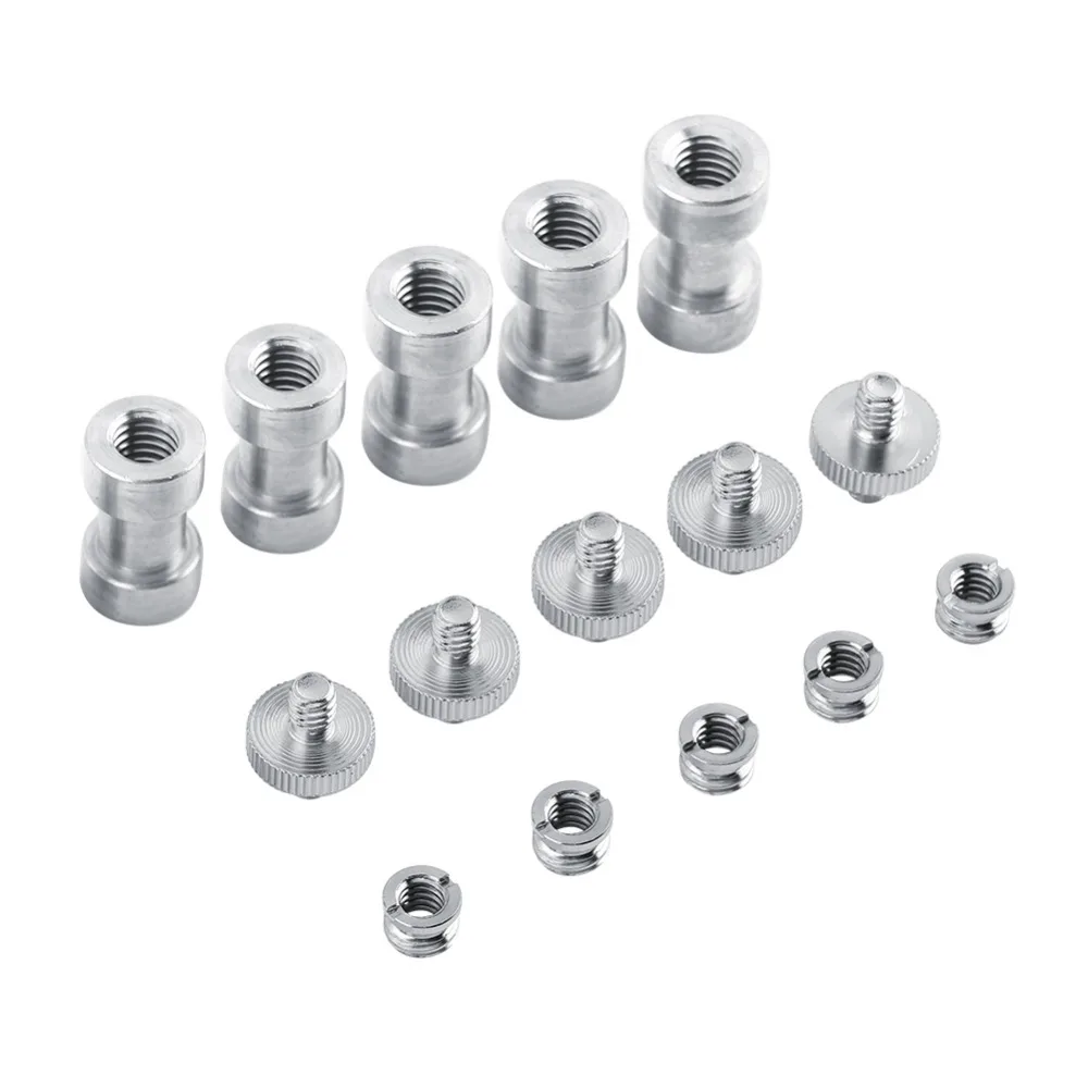 1/4" to 3/8" Thread Screw Mount Adapter For DSLR Flash Trigger Camera Converter Adapter
1/4" to 3/8" Thread Screw Mount Adapter For DSLR Flash Trigger Camera Converter Adapter