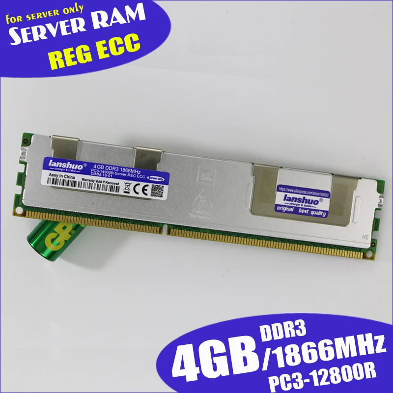 оперативная память ddr3 кулер 4 ГБ DDR3 1333 МГц 1600 1866 радиатор REG ECC серверная 8 16 ОЗУ x79 LGA