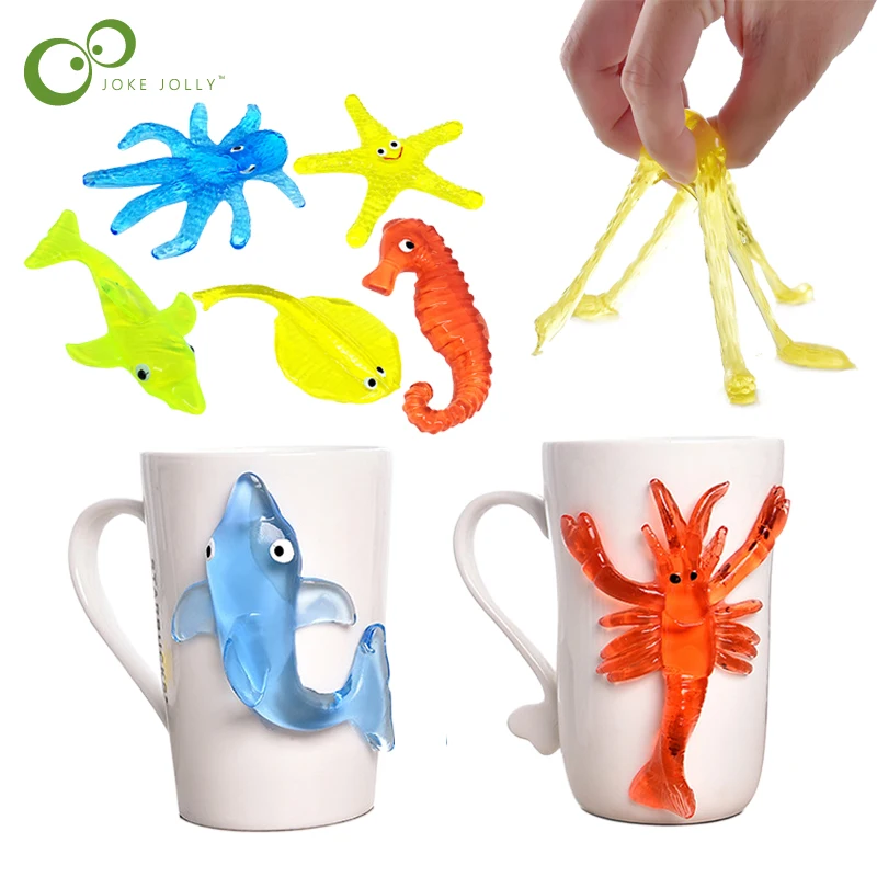 Kids Party Supply Favors Multi-color Sticky Jelly Stick Slap Sticky Marine life Animals Toy Stress Squishies Squeeze Toys GYH
Kids Party Supply Favors Multi-color Sticky Jelly Stick Slap Sticky Marine life Animals Toy Stress Squishies Squeeze Toys GYH