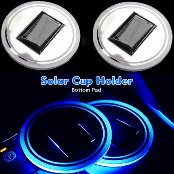 2pc Solar Cup Holder Bottom Pad LED Light Cover Interior Trim Decor For All Cars
2pc Solar Cup Holder Bottom Pad LED Light Cover Interior Trim Decor For All Cars
