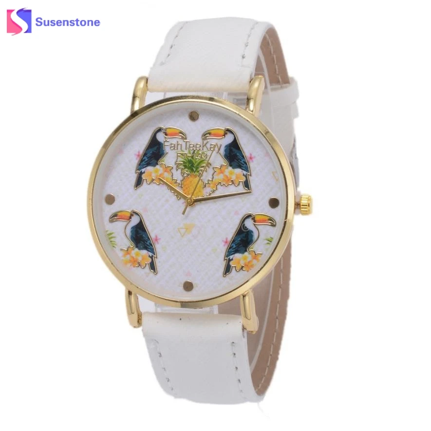 Men Women Unisex Canvas Band Analog Quartz Wrist Watch Parrot Birds Pattern Ladies Casual Sport Watches relogio feminino
Men Women Unisex Canvas Band Analog Quartz Wrist Watch Parrot Birds Pattern Ladies Casual Sport Watches relogio feminino