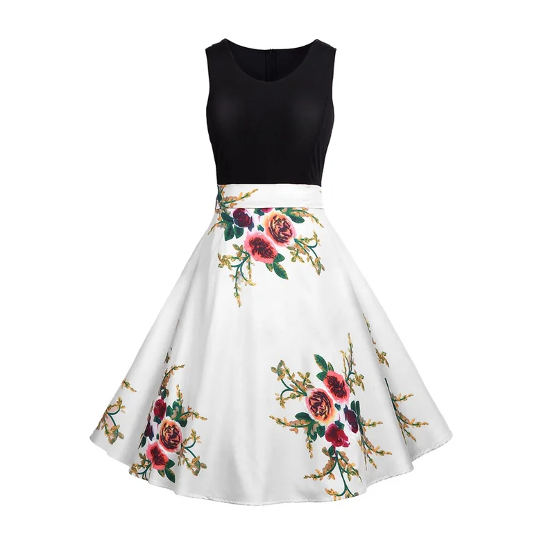HeyGalSing Floral Print Summer Dress Women 2018 Sleeveless Tunic 50s Vintage Dress Elegant Rockabilly Party Dresses Sundress
HeyGalSing Floral Print Summer Dress Women 2018 Sleeveless Tunic 50s Vintage Dress Elegant Rockabilly Party Dresses Sundress