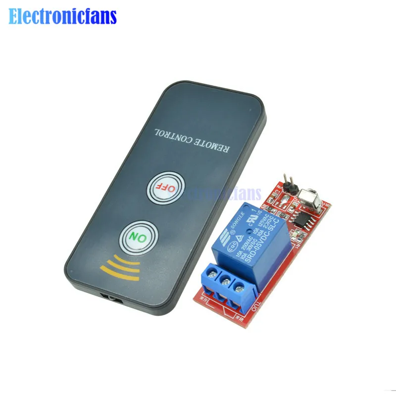 1 Channel Infrared Switch Relay Driving Module Board 5V Active Remote Controller
1 Channel Infrared Switch Relay Driving Module Board 5V Active Remote Controller