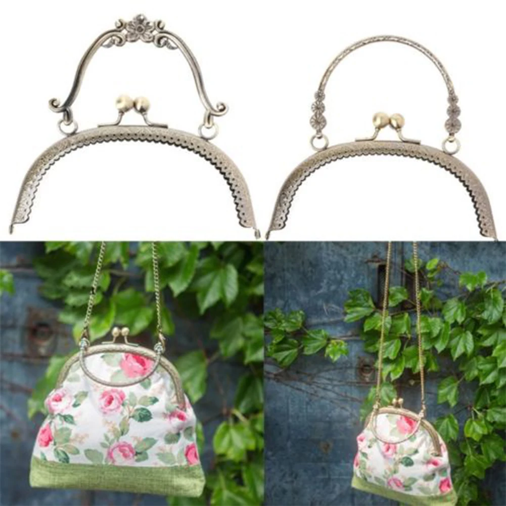 16.5cm Bag Handle Metal Frame Kiss Clasp Lock Handle Arch For DIY Purse Bag DIY Craft Bag Accessories #20
16.5cm Bag Handle Metal Frame Kiss Clasp Lock Handle Arch For DIY Purse Bag DIY Craft Bag Accessories #20