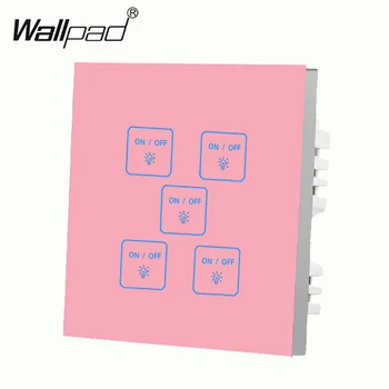New Design 5 gangs 1 way Gold DIY touch light wall switch Free Customize LED 110-250V Micro Touch Switch 5 Colors
New Design 5 gangs 1 way Gold DIY touch light wall switch Free Customize LED 110-250V Micro Touch Switch 5 Colors