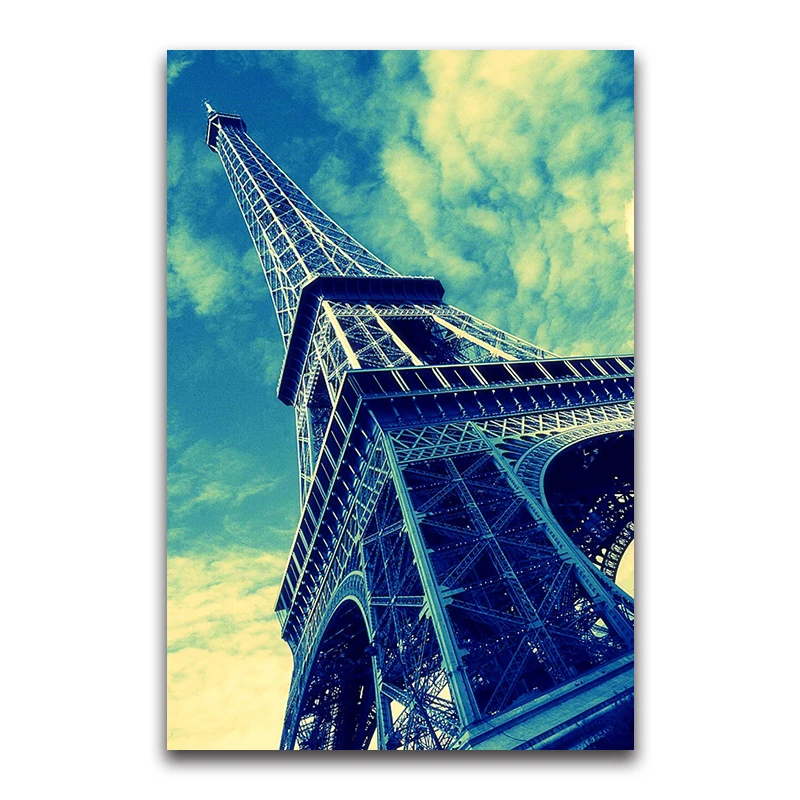 Full Round Diamond mosaic scenery Full Square Diamond embroidery Eiffell Tower Cross stitch DIY 3D Diamond painting Paris France