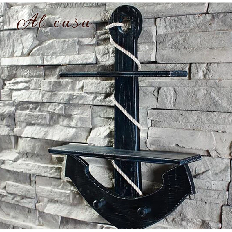 coat rack clothes hanger house and home decorations wall hanging storage shelf Mediterranean style
coat rack clothes hanger house and home decorations wall hanging storage shelf Mediterranean style