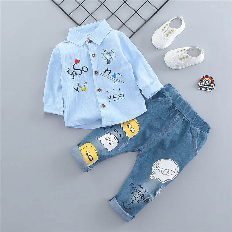 Boys Girls Clothing Set Autumn Baby Suit Casual Shirt+Pants 2pcs/Set Kids Clothes Children Clothing Set
Boys Girls Clothing Set Autumn Baby Suit Casual Shirt+Pants 2pcs/Set Kids Clothes Children Clothing Set
