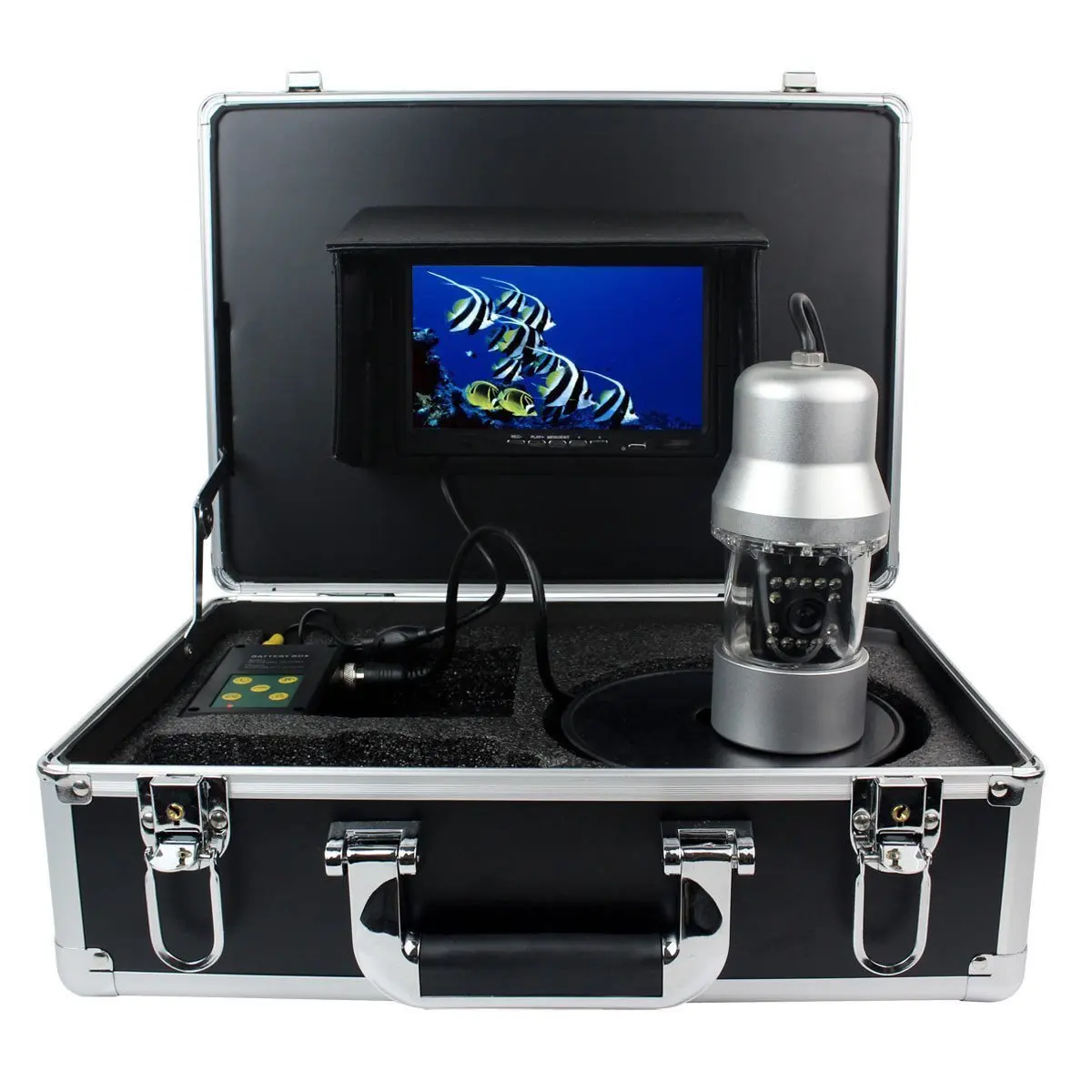 Anysun 1/3 Inch CCD Underwater Fishing Camera - 360 Degree View, Remote Control, 7 Inch LCD Monitor, 14x White Lights 1000TVL HD
Anysun 1/3 Inch CCD Underwater Fishing Camera - 360 Degree View, Remote Control, 7 Inch LCD Monitor, 14x White Lights 1000TVL HD