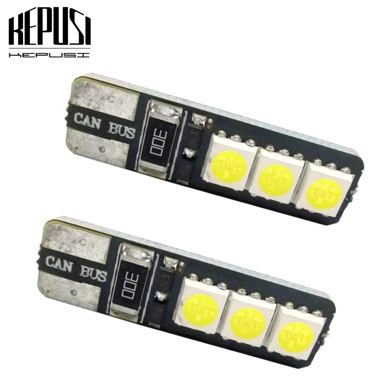 2x Canbus LED T10 W5W 5050 6SMD Car Instrument Panel lamp Backup Bulb 194 168 Clearance light License Plate Bulb Parking light 
2x Canbus LED T10 W5W 5050 6SMD Car Instrument Panel lamp Backup Bulb 194 168 Clearance light License Plate Bulb Parking light