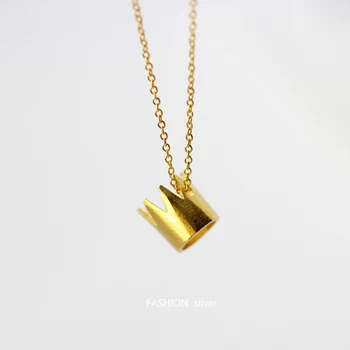 XIYANIKE 925 Sterling Silver Necklace Gold / Silver Color Crown Shape Pendant Necklace For Women necklaces & pendants VNS8327
XIYANIKE 925 Sterling Silver Necklace Gold / Silver Color Crown Shape Pendant Necklace For Women necklaces & pendants VNS8327