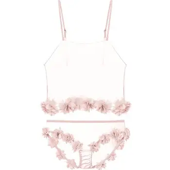 Flowers Bloom Sexy Pajamas Summer Ultrathin Net Yarn Temptation Pink Girl Vest Shorts Underwear Pijama Mujer Women Pajamas Set
Flowers Bloom Sexy Pajamas Summer Ultrathin Net Yarn Temptation Pink Girl Vest Shorts Underwear Pijama Mujer Women Pajamas Set