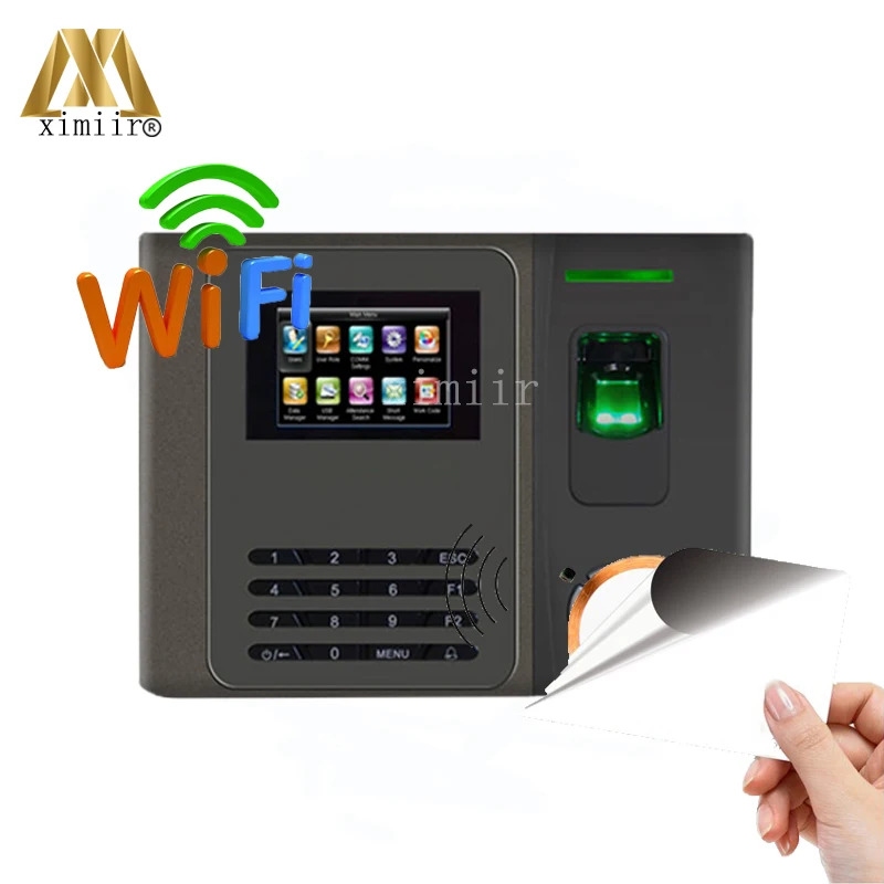 XM200 биометрический отпечаток пальца посещаемость времени с WiFi хорошее качество 13