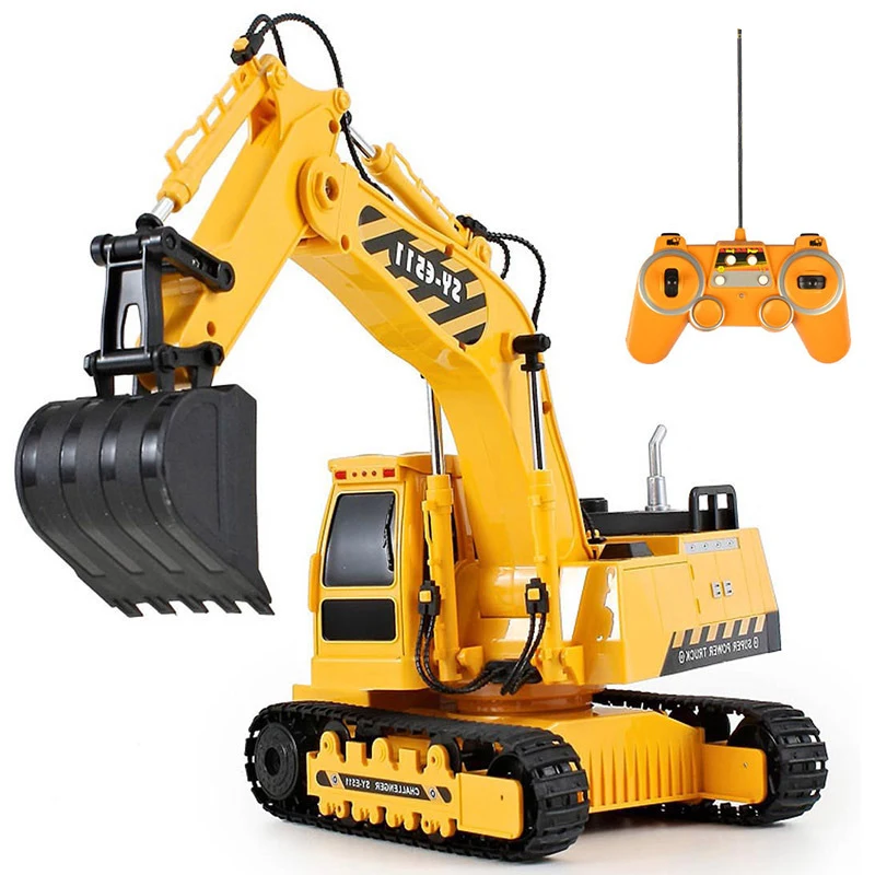 Large 8020RC Remote-controlled car Degree Rotation Alloy Bucket RC Rechargeable Excavator Construction Vehicle Toy Sound/Light
Large 8020RC Remote-controlled car Degree Rotation Alloy Bucket RC Rechargeable Excavator Construction Vehicle Toy Sound/Light