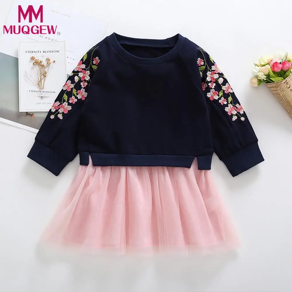 MUQGEW Baby Girl Dress Newborn dress Winter Toddler Baby Kid Girl Long sleeve Cotton Cherry Blossoms Embroidery Splicing Dresses
MUQGEW Baby Girl Dress Newborn dress Winter Toddler Baby Kid Girl Long sleeve Cotton Cherry Blossoms Embroidery Splicing Dresses