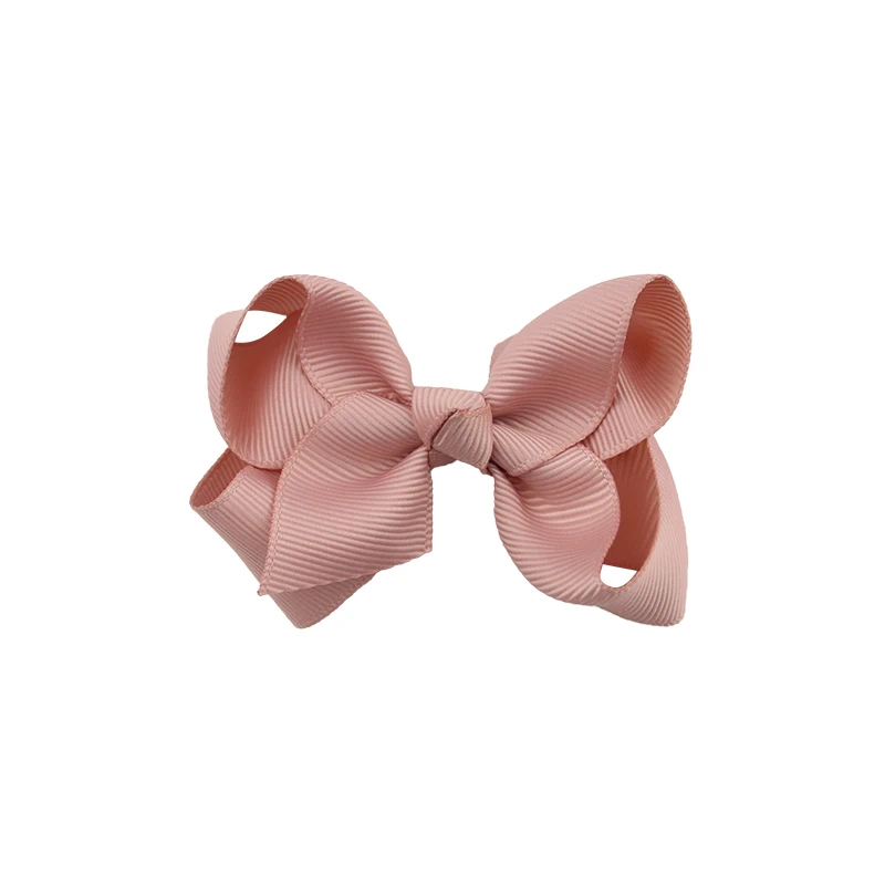 Colourful Bow Clip Boutique Hair Bows For Girls Kids Children Girls Hair Clips Grosgrain Ribbon Bows (19)