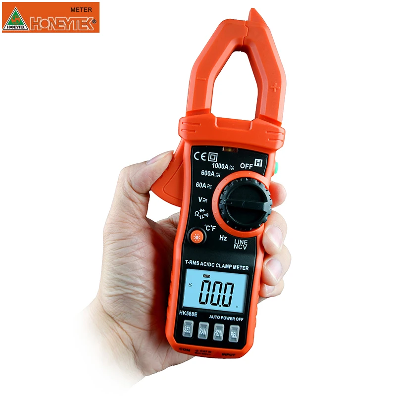 Digital Clamp Multimeter Meter Current AC/DC Voltage Resistance Capacitance Frequency Tester Detection Handheld LCD Multimeter
Digital Clamp Multimeter Meter Current AC/DC Voltage Resistance Capacitance Frequency Tester Detection Handheld LCD Multimeter