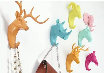 Creative horsehead antlers wall hanging clothes hooks into the door hanger wall hangers.027
Creative horsehead antlers wall hanging clothes hooks into the door hanger wall hangers.027